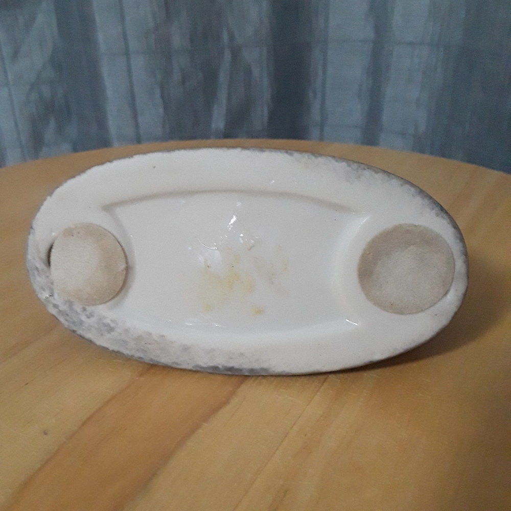 Vintage CERAMIC Gray Laying CAT - Picture 8 of 8